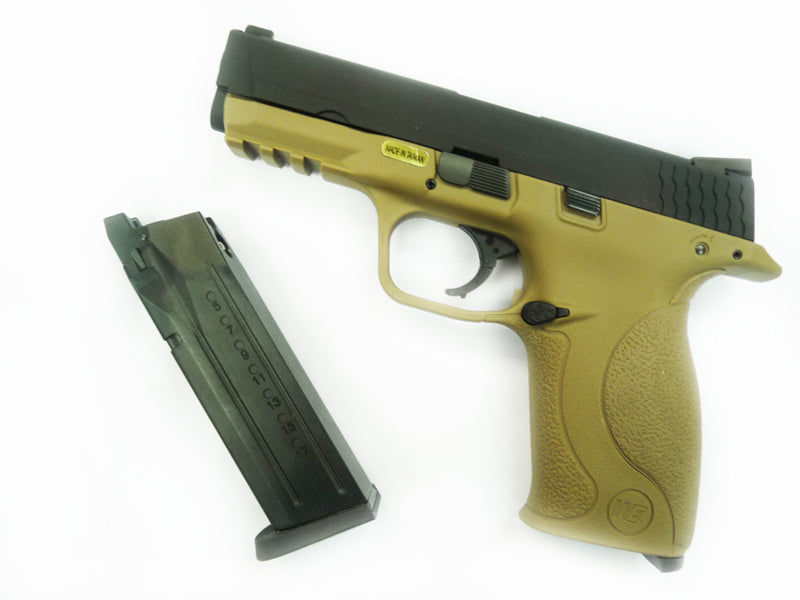 WE Toucan Metal Slide GBB Pistol ( Tan ) ( BK Slide, Tan Frame )