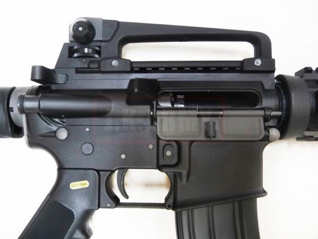 WE M4CQB Gas Blow Back Open Chamber Rifle Black Edition ( GBB )