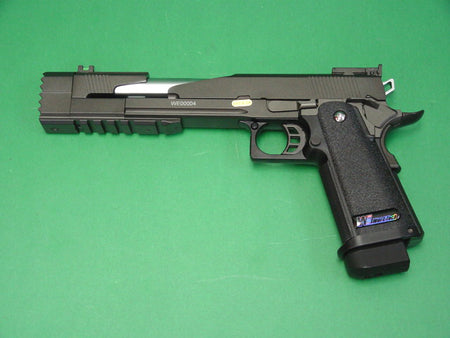 WE HI-CAPA 7inch Dragon A Full Metal GBB Pistol ( Black )