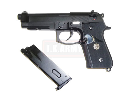 WE M9A1 Full Metal GBB Pistol ( Black ) ( USMC ver. )