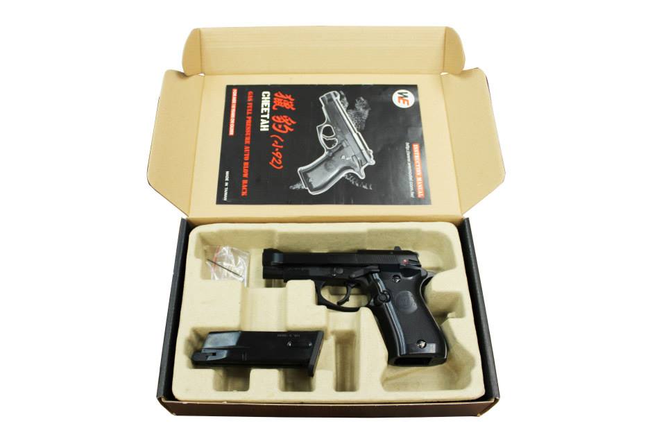 WE M84 GBB Pistol Airsoft ( BK )