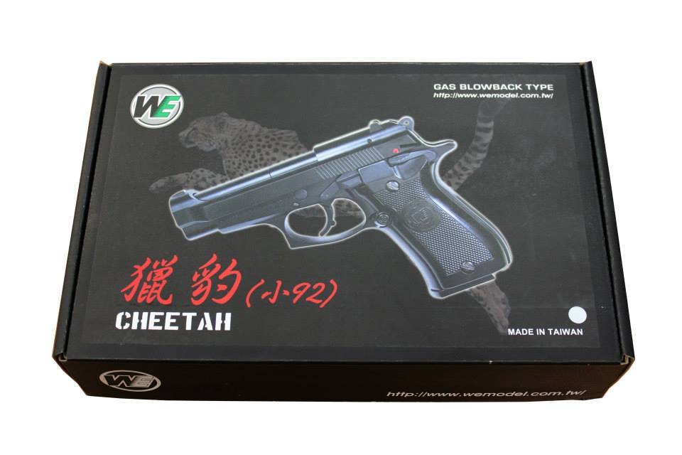WE M84 GBB Pistol Airsoft ( Silver )
