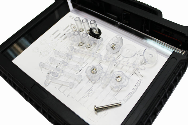 WE Pistol Case with LED ( BK )