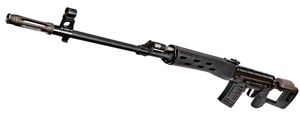 WE ACE VD ( SVD ) Sniper GBB Rifle ( Black , Aluminum )