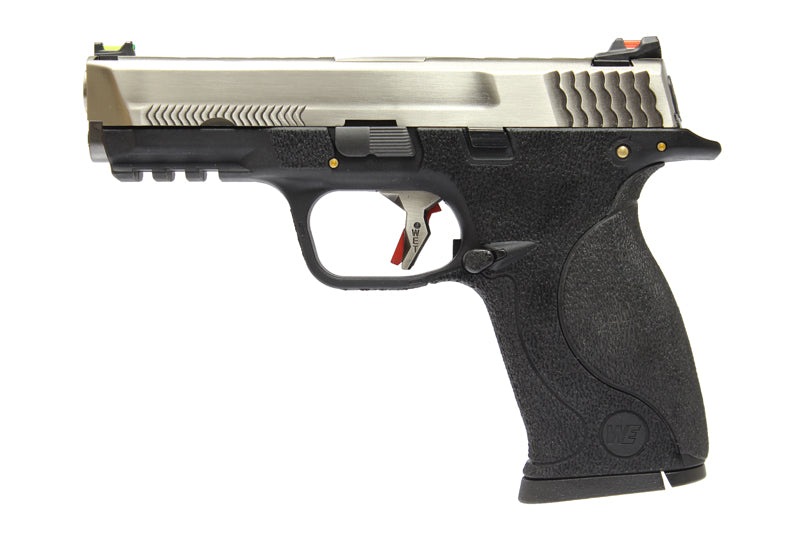 WE Toucan T6 A Silver Metal Slide Silver Barrel GBB Pistol ( BK )