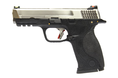 WE Toucan T6 A Silver Metal Slide Silver Barrel GBB Pistol ( BK )
