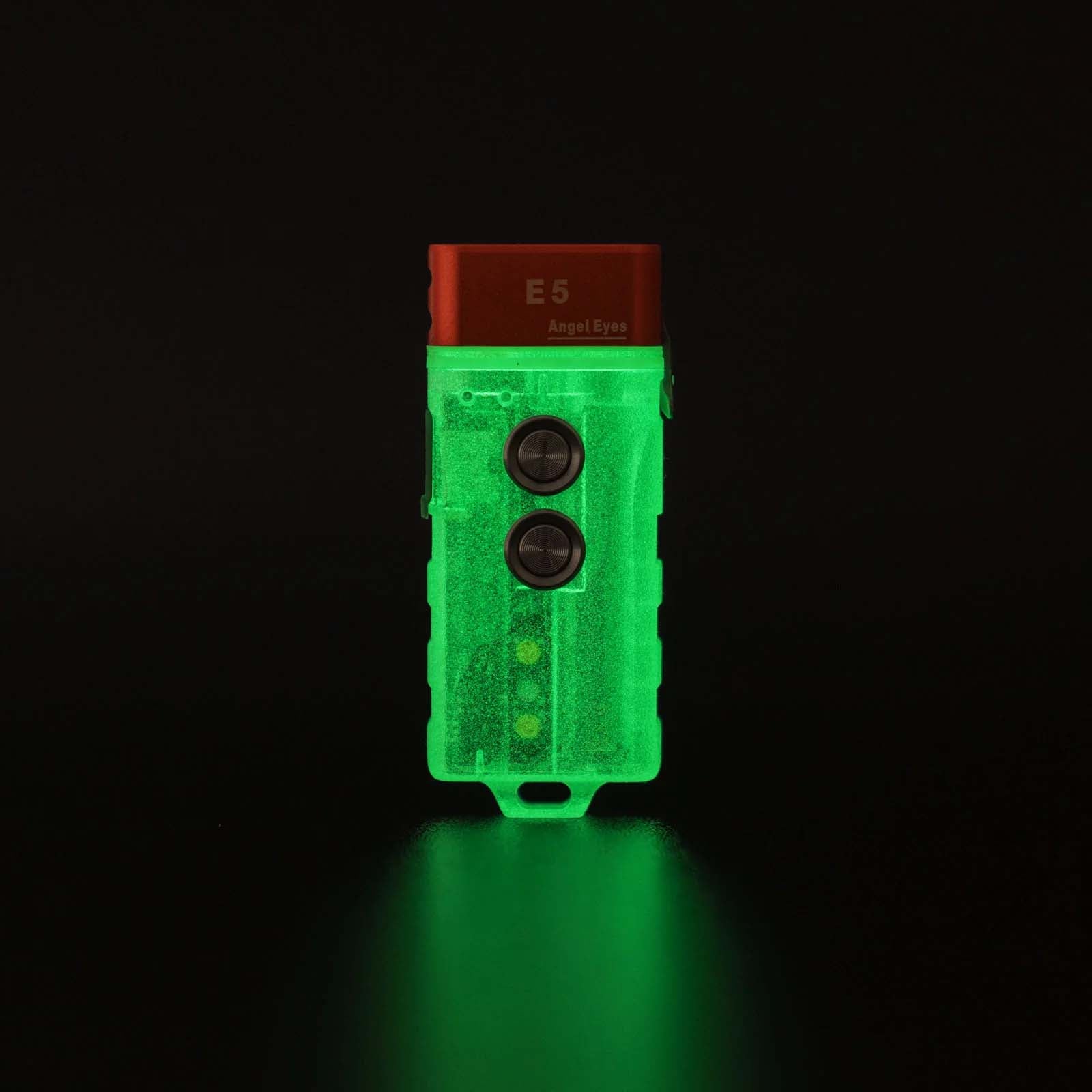 RovyVon Angel Eyes E5 GITD 6500K Keychain EDC Flashlight