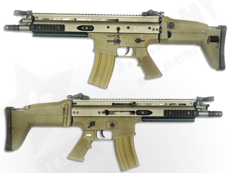 WE SCA-L Gas Blow Back Open Chamber Rifle (GBB) (Desert Edition)