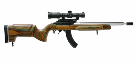 CL Project A+Studio 1022 Completed GBB Airsoft ( Custom Made Wood Stock ) ( KC-02 System )-Green Undertones Wood w/ Two Tone Outer Barrel