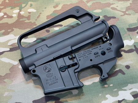 Angry Gun COLT M733 M16 A2 "HEAT MOVIE Version" CNC Upper & Lower Receiver for Marui TM MWS / MTR GBB ( Colt Licensed w/ Roll Marking Press )