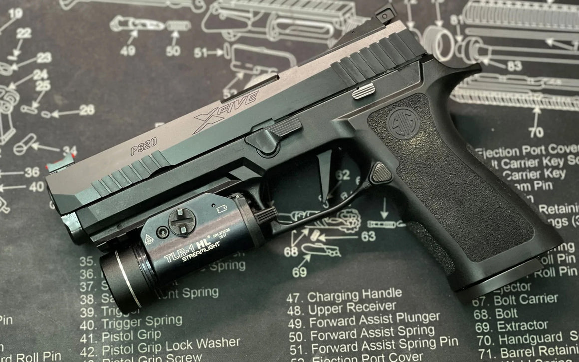 Nova CNC Steel P320 XFive Slide Set for SIG AIR / VFC P320 M17 GBBP Series ( X5 X-Five Style )