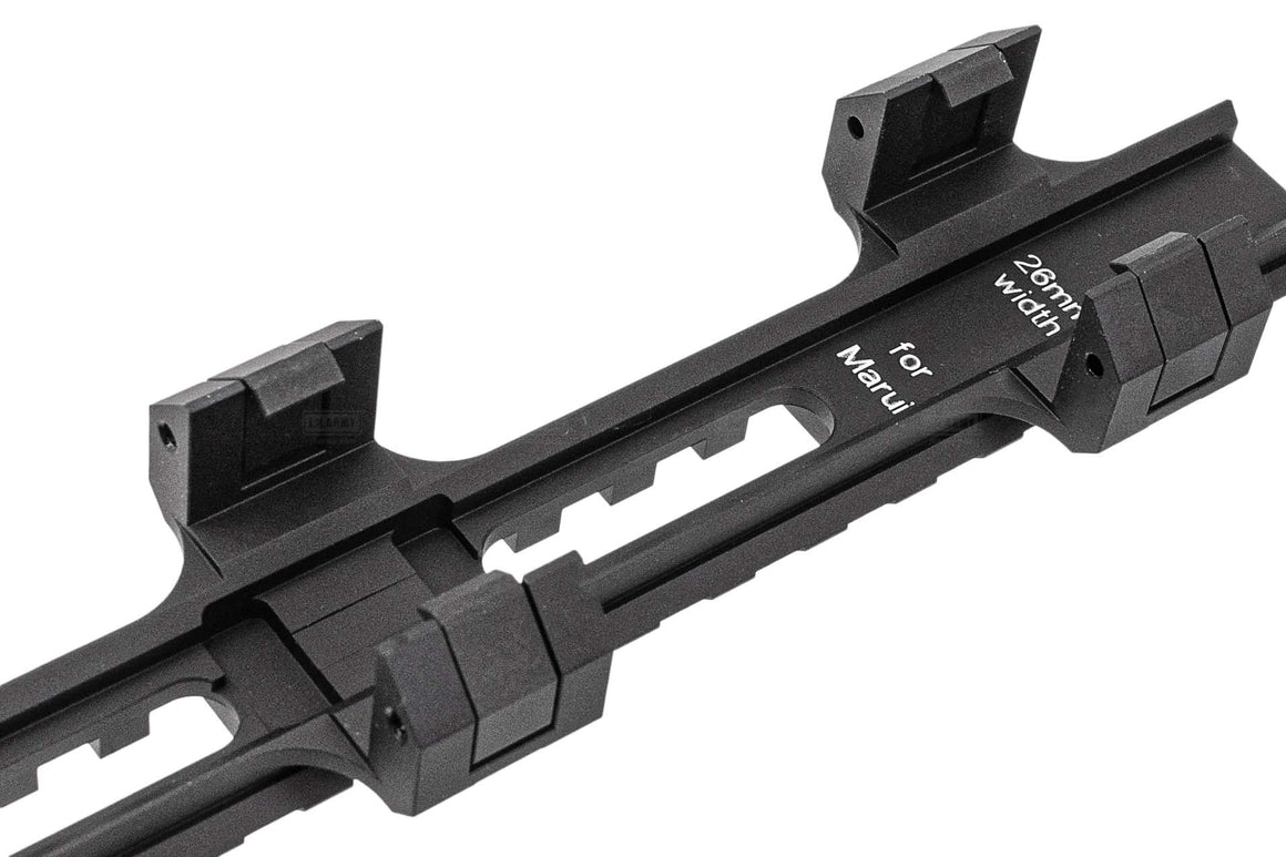 WII TECH CNC Aluminum 6.5" Windows Optic Mount For Marui TM MP5 Next Gen AEG