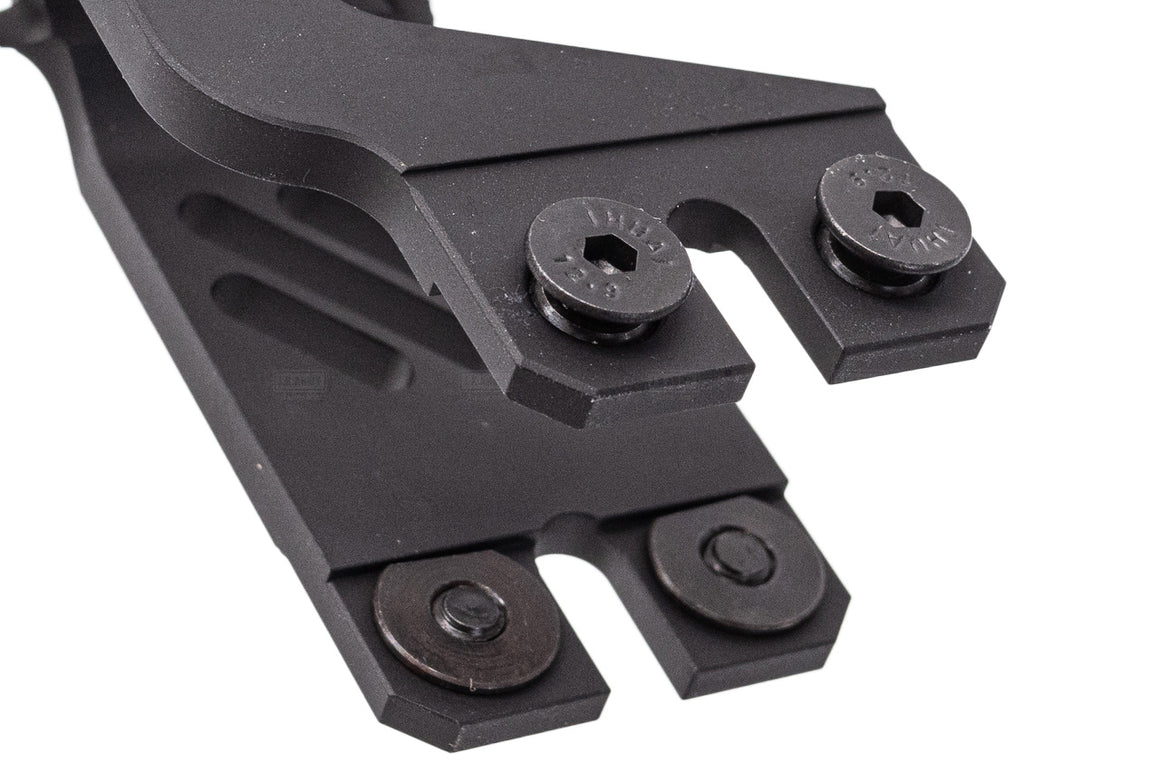 WII TECH CNC Aluminum B-22 Style Rear Sight Rail Mount For Marui TM AKM GBBR