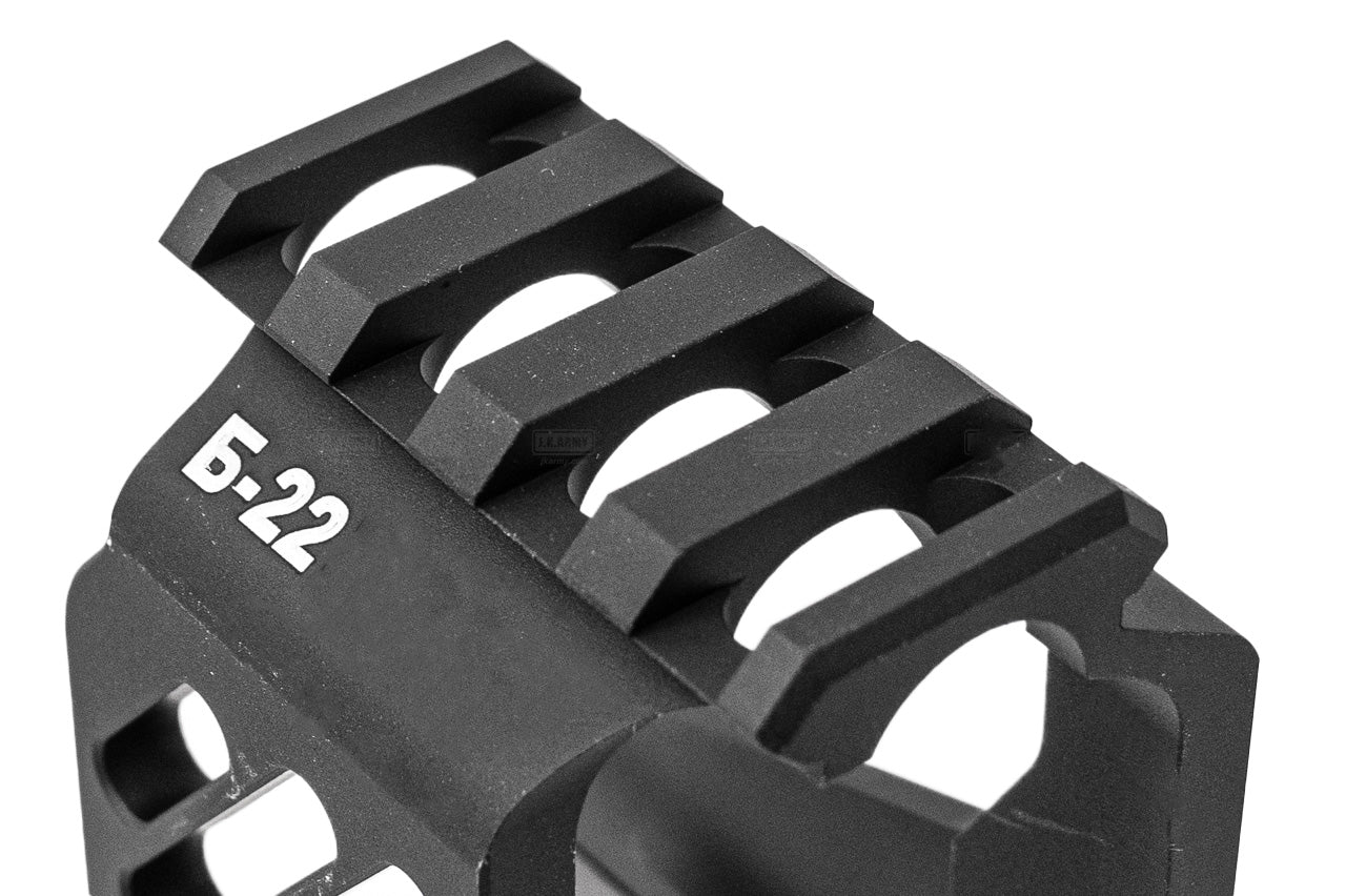 WII TECH CNC Aluminum B-22 Style Rear Sight Rail Mount For Marui TM AKM GBBR