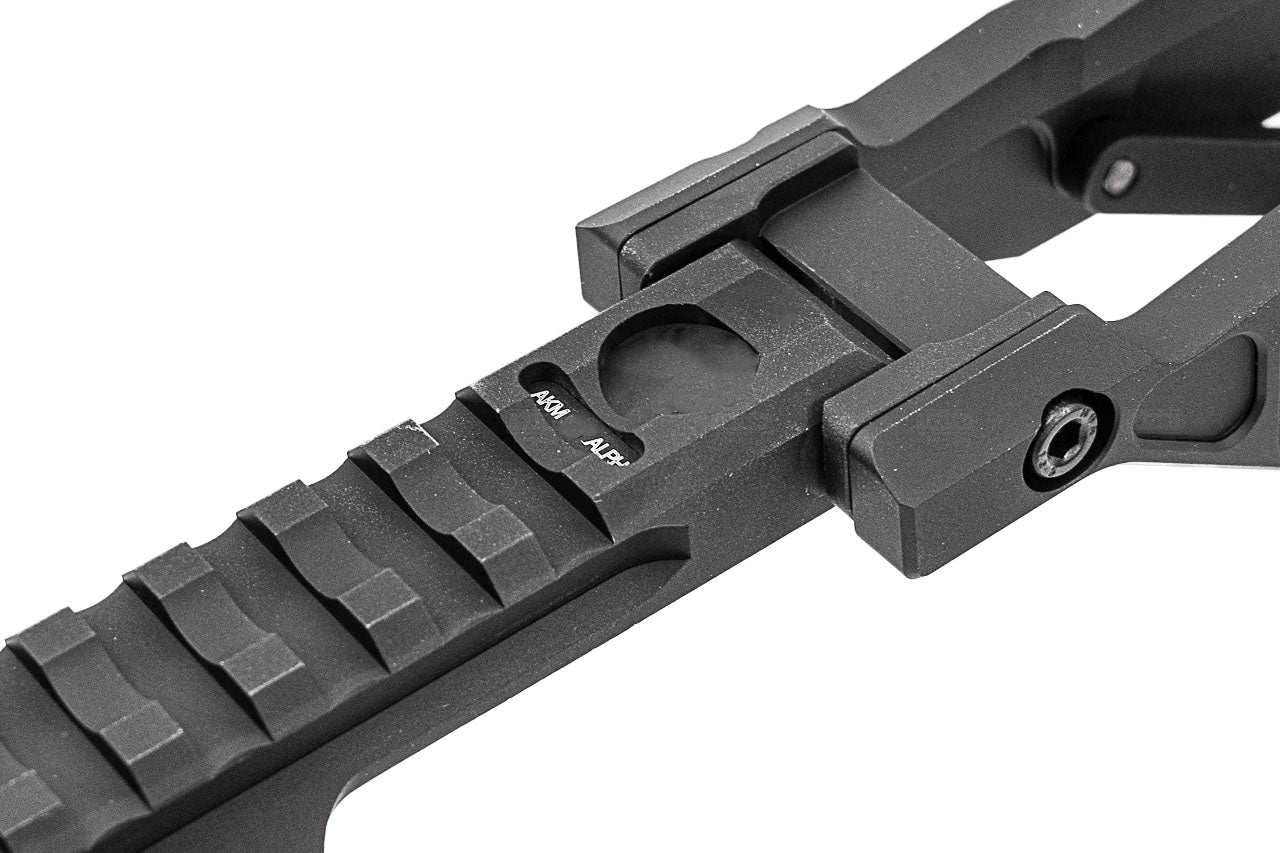 WII TECH CNC Aluminum Alpha Style Top Cover For Marui TM AKM GBBR Series