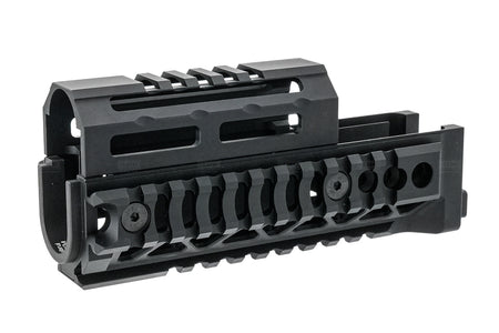 WII TECH CNC Aluminum Alpha 6" Quad Rail Handguard For Marui TM AKM GBBR