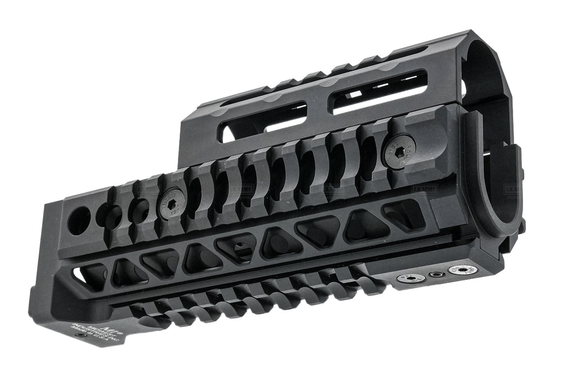 WII TECH CNC Aluminum Alpha 6" Quad Rail Handguard For Marui TM AKM GBBR