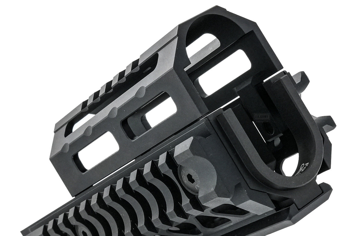 WII TECH CNC Aluminum Alpha 6" Quad Rail Handguard For Marui TM AKM GBBR