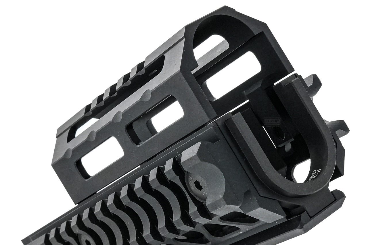 WII TECH CNC Aluminum Alpha 6" Quad Rail Handguard For Marui TM AKM GBBR