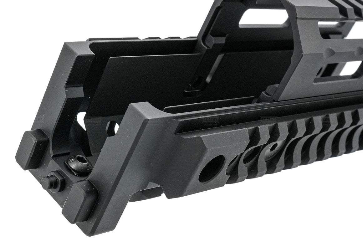 WII TECH CNC Aluminum Alpha 6" Quad Rail Handguard For Marui TM AKM GBBR