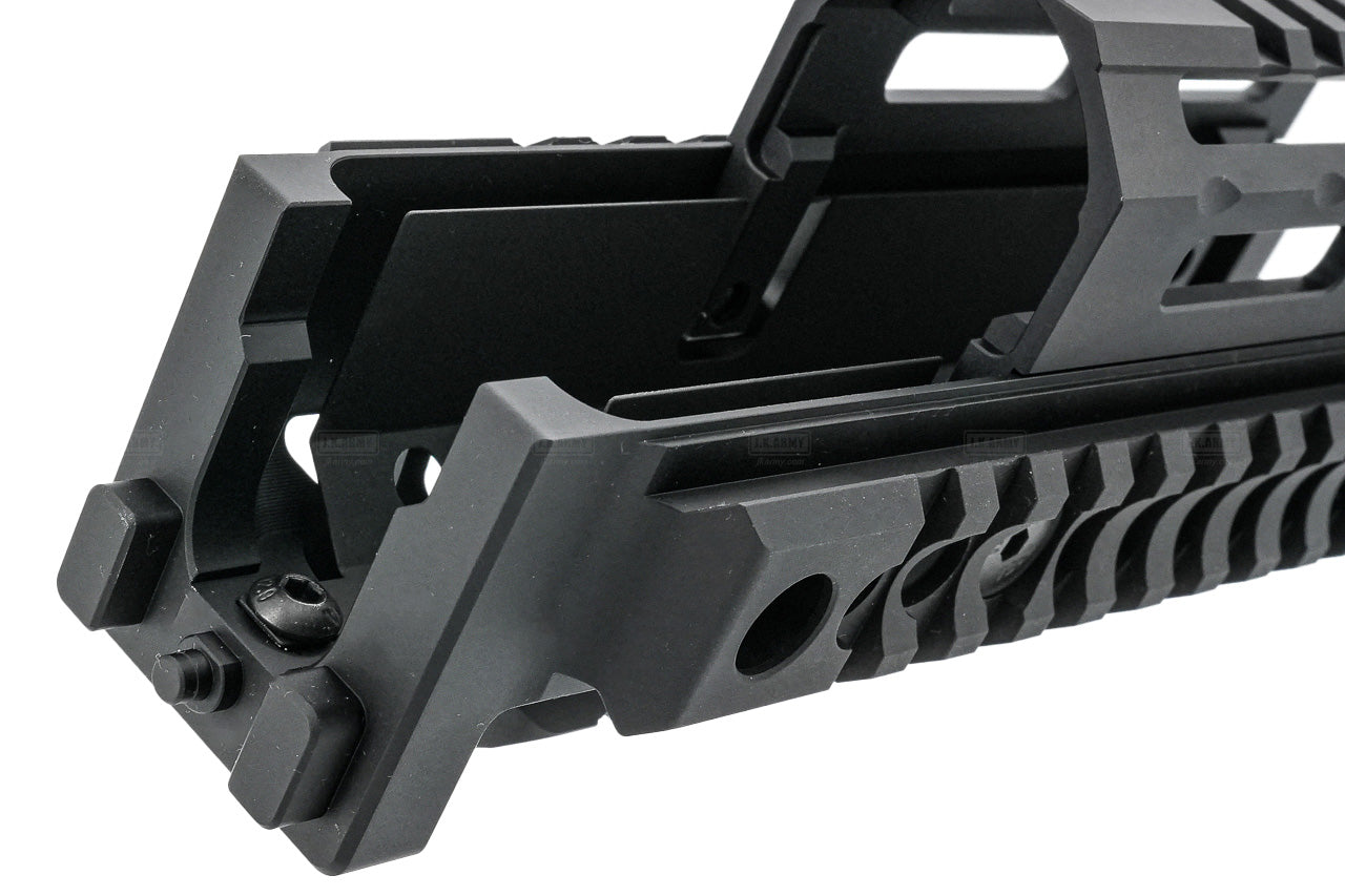 WII TECH CNC Aluminum Alpha 6" Quad Rail Handguard For Marui TM AKM GBBR