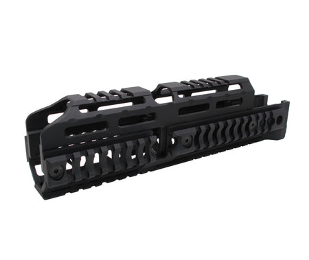 WII TECH CNC Aluminum 10" Alpha Quad Rail Handguard For Marui TM AKM GBBR