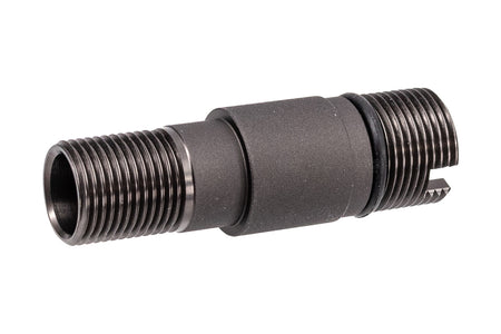 WII TECH CNC Aluminum RD Type Outer Barrel Set With Steel Front Sight Block For Marui TM AKM GBBR