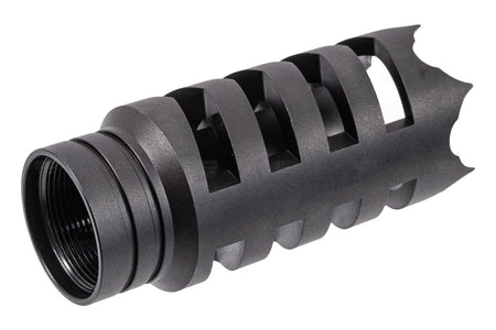 WII TECH CNC Steel Shark 2 Muzzle Break For Marui TM SAIGA 12 GBB Shotgun