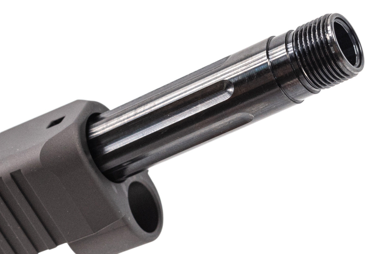 WII Tech CNC Aluminum Slide Set with Steel Threaded Barrel & Inner Barrel For Marui TM G17 G5 MOS GBBP