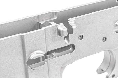 WII TECH CNC 6061-T6 Aluminum Blank MWS Lower Receiver For Marui TM MWS GBBR Series ( Silver )