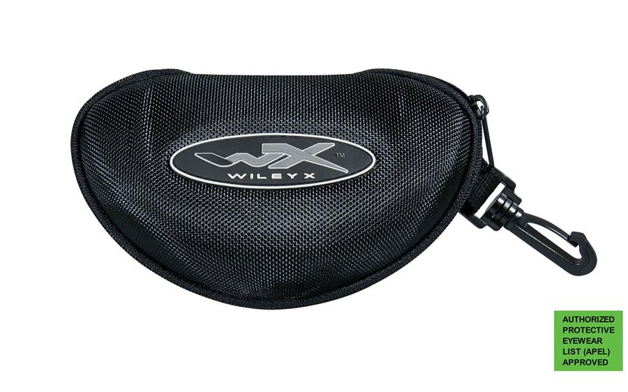 WILEY X WX EVA Tactical Zippered Case, Holds 1 Extra Lens