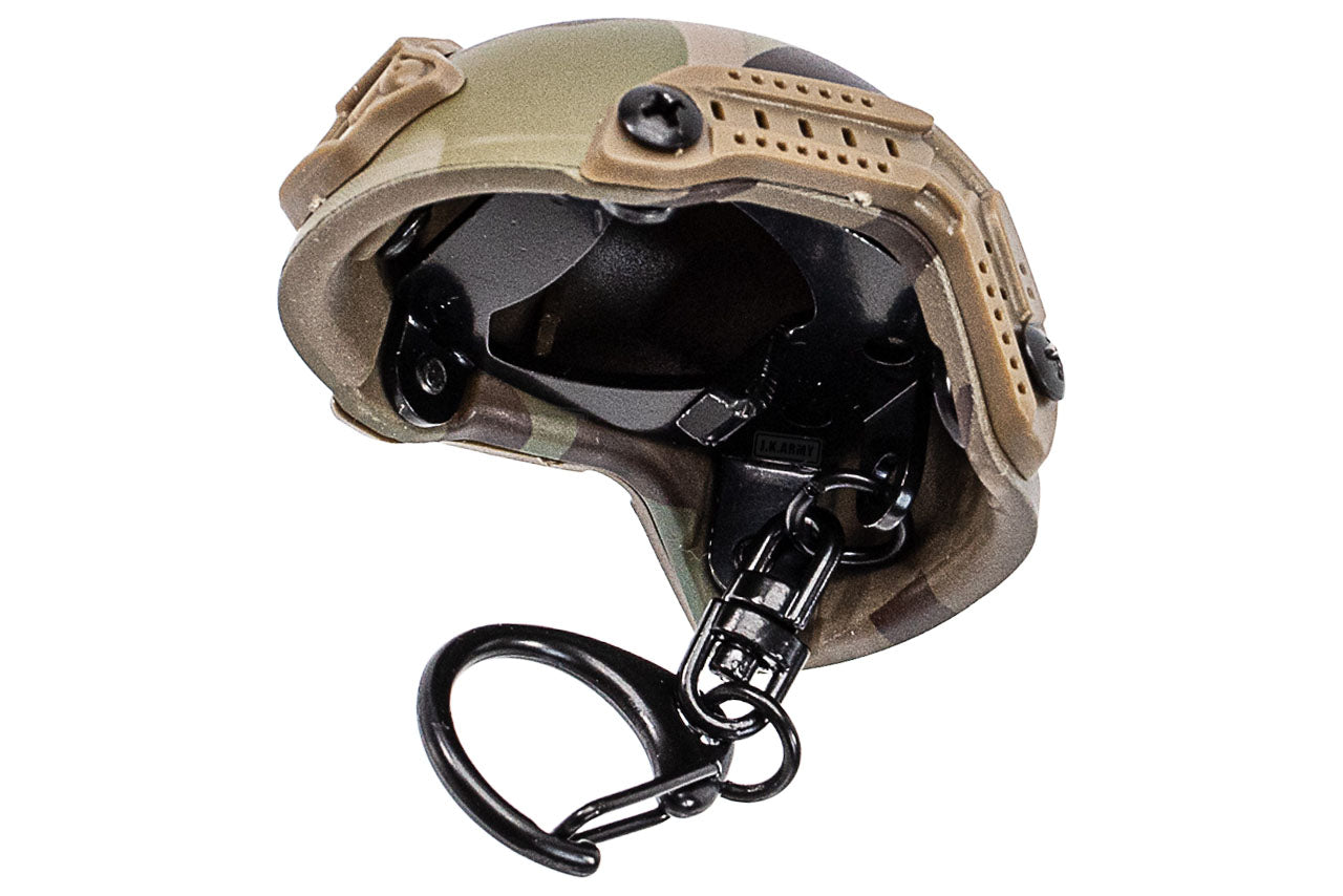 WoSport Mini Helmet Style Can Opener Key Chain -Tan