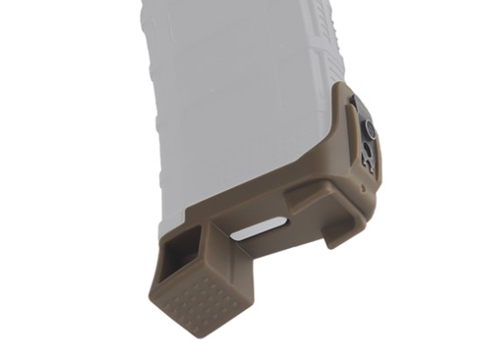 WoSport Mag Heel Magazine Base For FCC PTW Q Mag / Gun Modify MWS Magazine -FDE