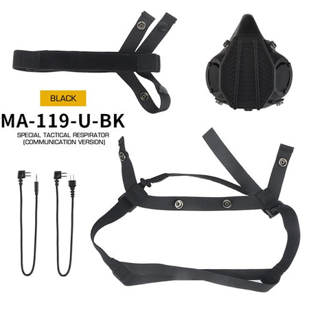 MA Special Respirator Communication Version Half Mask Airsoft ( MA-119-U )-Tan