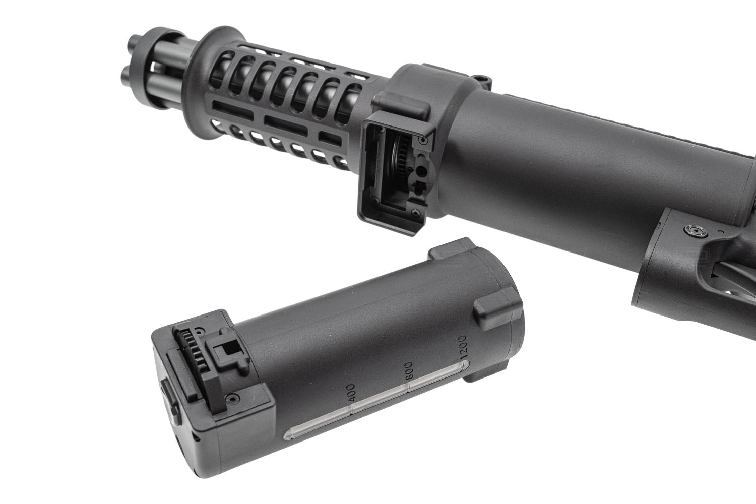 WELL PRO Micro M134 Chainsaw Electric Rotating Gatling Mini Vulcan AEG Airsoft