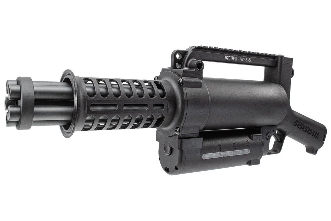 WELL PRO Micro M134 Chainsaw Electric Rotating Gatling Mini Vulcan AEG Airsoft