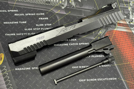 Nova CNC Steel P320 XFive Slide Set for SIG AIR / VFC P320 M17 GBBP Series ( X5 X-Five Style )