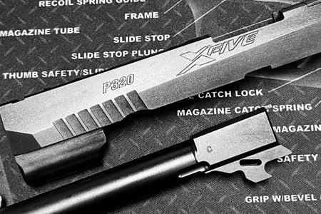 Nova CNC Steel P320 XFive Slide Set for SIG AIR / VFC P320 M17 GBBP Series ( X5 X-Five Style )