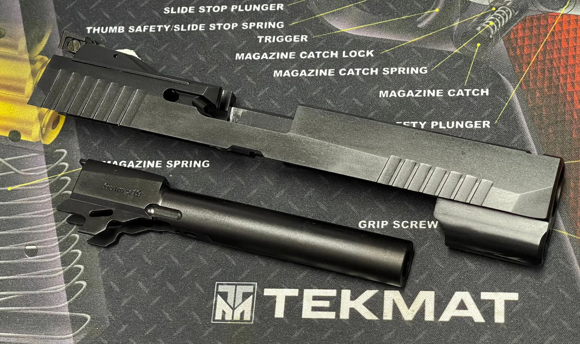 Nova CNC Steel P320 XFive Slide Set for SIG AIR / VFC P320 M17 GBBP Series ( X5 X-Five Style )