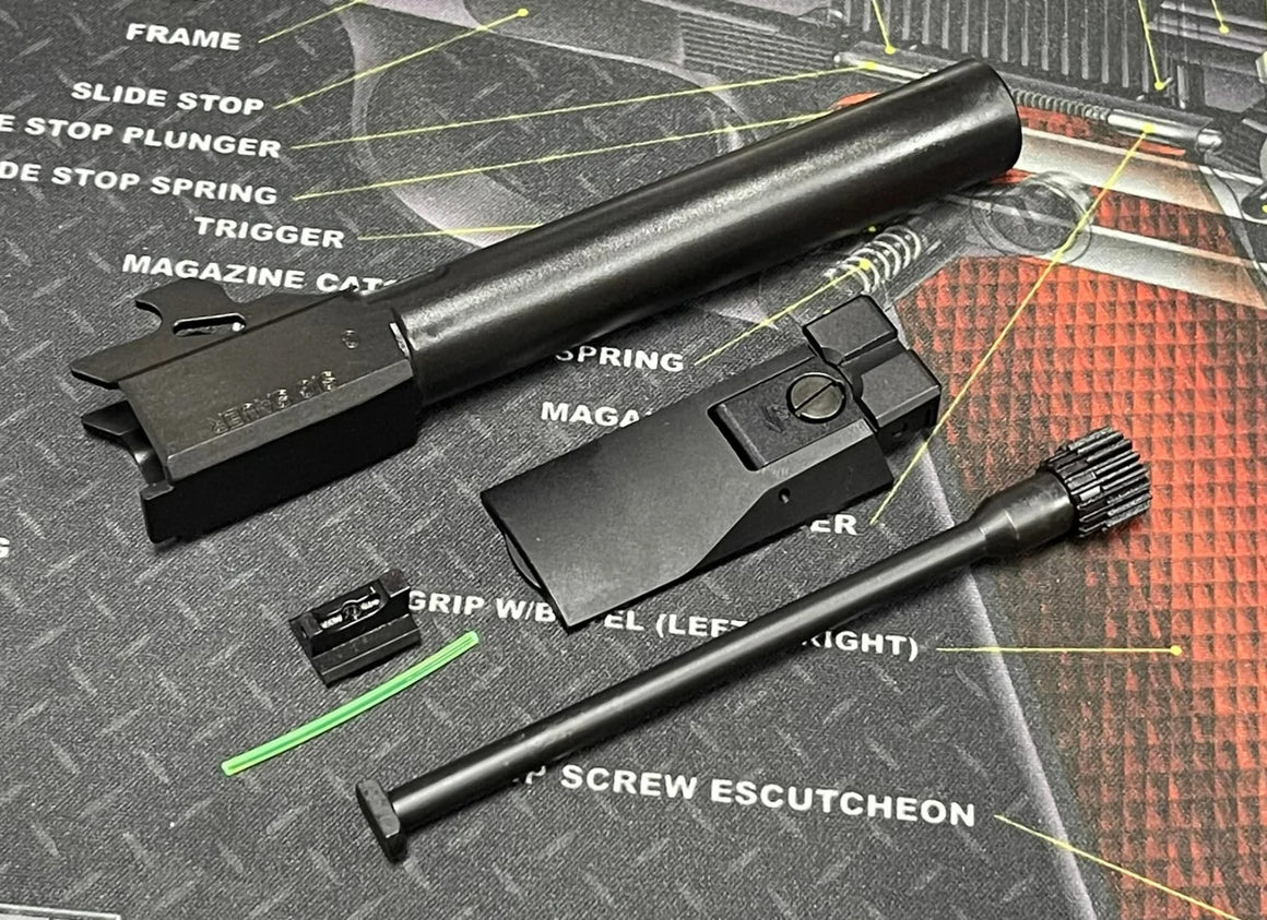 Nova CNC Steel P320 XFive Slide Set for SIG AIR / VFC P320 M17 GBBP Series ( X5 X-Five Style )