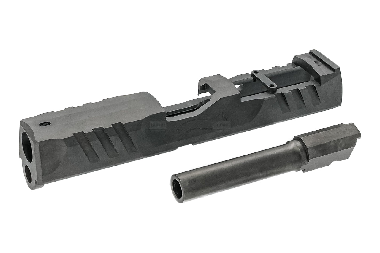 Z ARMS P14K Style Steel Slide Kit For Umarex VFC PDP GBBP ( DLC Coating )