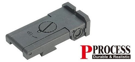 Guarder Steer Rear Sight for MARUI TM HI-CAPA 5.1 GBBP Series-STI Type