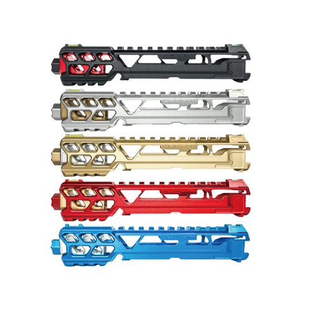 CTM TAC Fuku-2 CNC Aluminum Cut Out Upper Set Short Type for Action Army AAP01 GBB Pistol Series ( AAP-01 ) ( Grey )