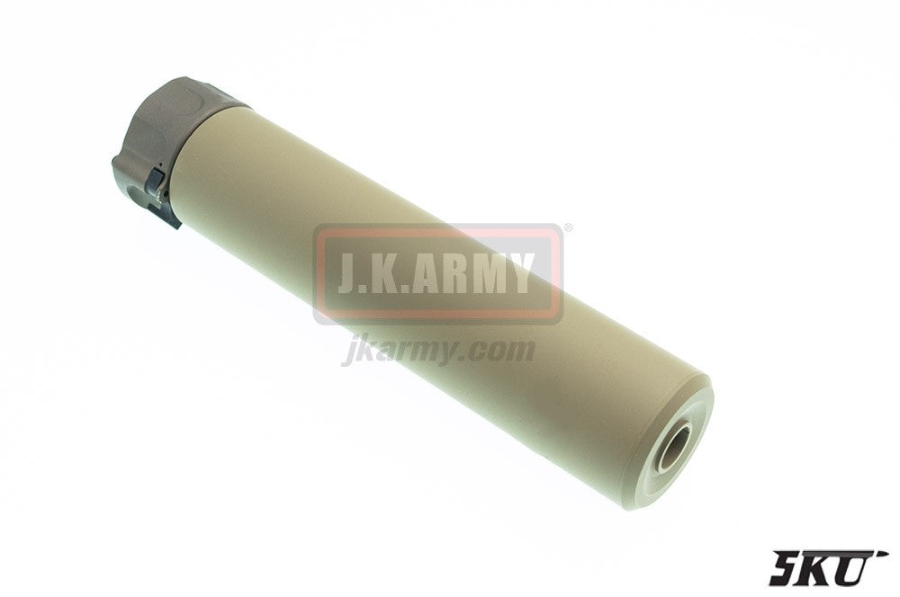 5KU SOCOM 556 MG Dummy Suppressor / Barrel Extension 14mm CCW ( Black / Dark Earth )-Dark Earth ( DE )