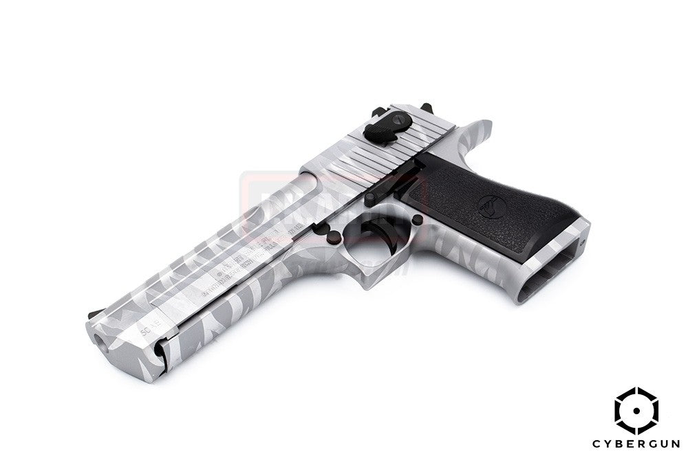 Cybergun Desert Eagle .50 AE Tiger Stripe GBB Pistol ( Silver )