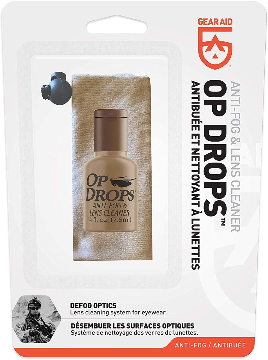 GEAR AID McNett Tactical OP Drops Optical Cleaning Kit ( Anti-Fog & Lens Cleaner )