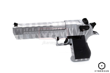 Cybergun Desert Eagle .50 AE Tiger Stripe GBB Pistol ( Silver )