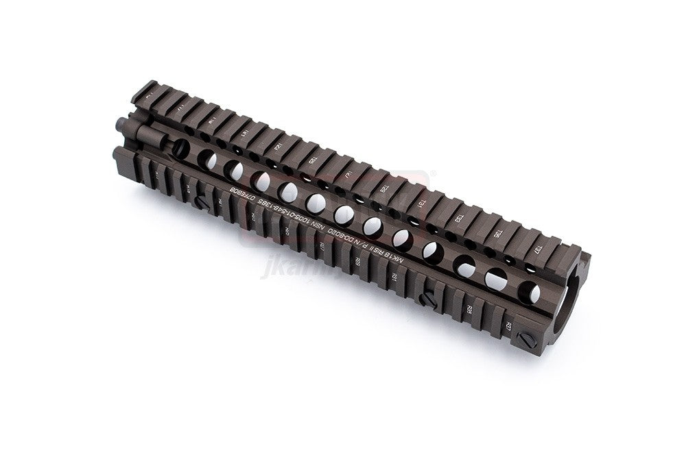 EMG Daniel Defense Rail Licensed DD MK18 RIS 2 9.5inch Handguard Rail For AEG / MWS / WA / GHK / PTW GBBR ( MK18 RAIL INTERFACE SYSTEM II, RIS II FDE ) ( Eagle Eye )