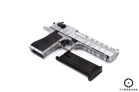 Cybergun Desert Eagle .50 AE Tiger Stripe GBB Pistol ( Silver )