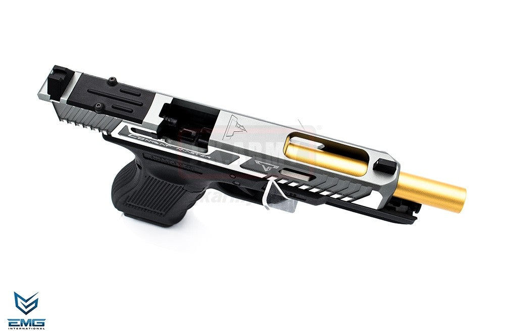 EMG Umarex / VFC TTI Glock 34 GBBP ( G&P Custom ) ( GY / SV Two-Tone )